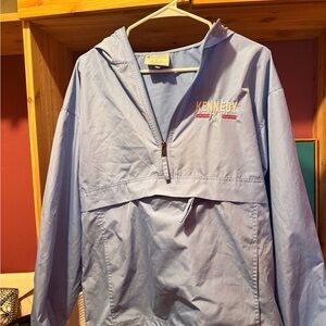 Champion Light Lavender Half-Zip Hooded Pullover